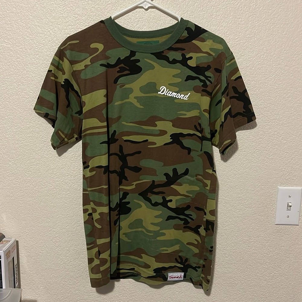 Diamond supply co camo shirt men’s medium